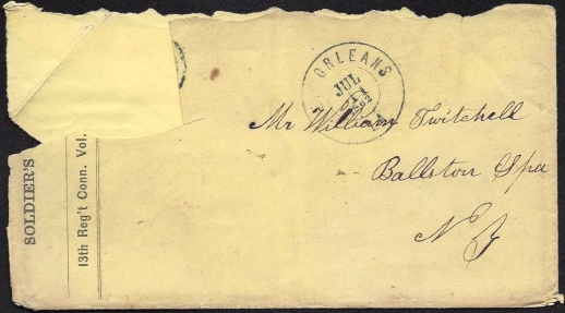 1862 Letter Postmarked from New Orleans
